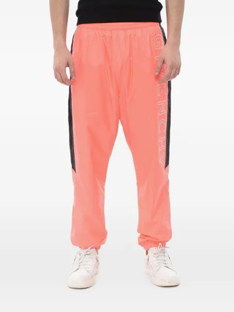 Givenchy logo-print track pants Orange BM50VZ14DG685