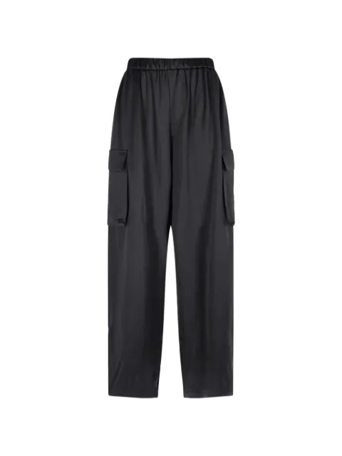 The Frankie Shop Delny satin cargo pants Black DELNYSATINCARGOPANTS