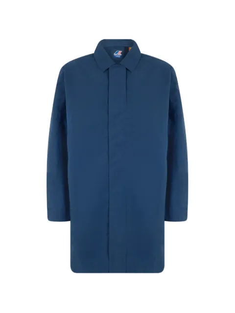 K-Way concealed-fastening coat Blue K31425W