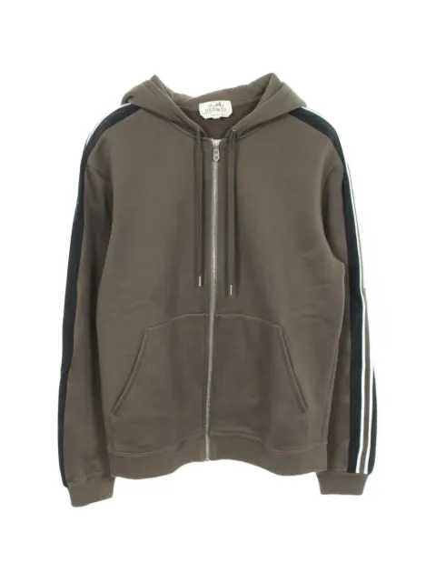Hermès Pre-Owned 2000s Run H zip-fastening sweatshirt Grey 1059956