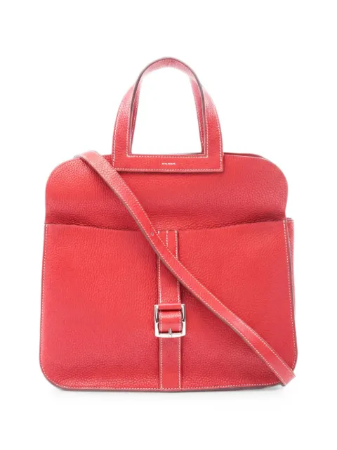 Hermès Pre-Owned 2016 31 Arzan two-way leather handbag Red 1062707X