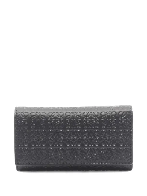 Loewe Pre-Owned 2010s Repeat Anagram key case Black 1063084