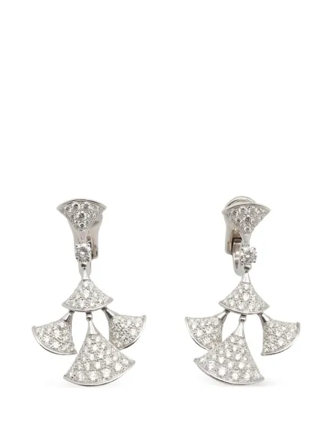 Bvlgari Pre-Owned 2010s Diva's Dream diamond earrings Silver 1063434