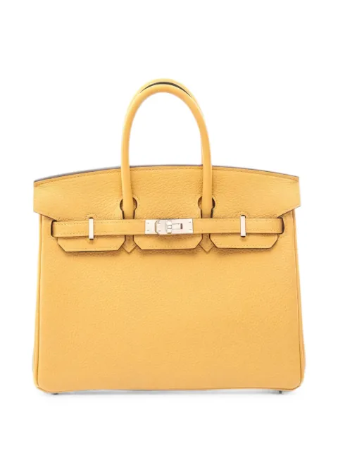 Hermès Pre-Owned 2025 25 Birkin tote bag Yellow 1063058K