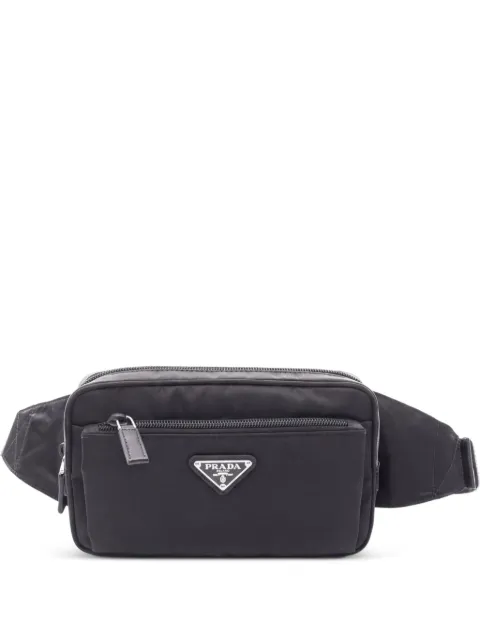 Prada Pre-Owned 2020s Re-Nylon belt bag Black 1063294