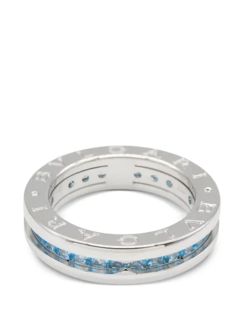 Bvlgari Pre-Owned 2010s B-zero1 blue topaz ring Silver 1063411