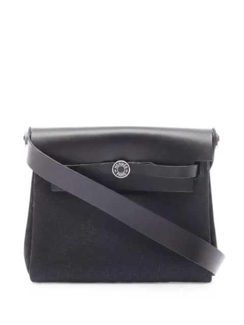 Hermès Pre-Owned 2025 mini Herbag cross body bag Black 1063130