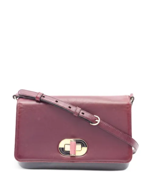 Bvlgari Pre-Owned 2000s leather shoulder bag Grey 1062472