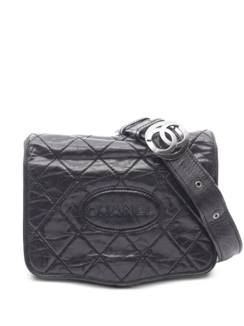 CHANEL Pre-Owned 2005-2006 Wild Stitch shoulder bag Black 106436310593424