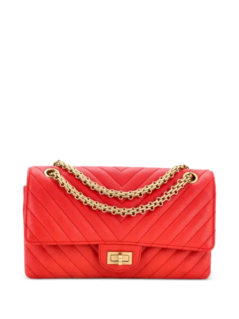 CHANEL Pre-Owned Reissue 2.55 Flap Bag Chevron Sheepskin 225 shoulder bag Red YT47H87KRNXZ6GD0