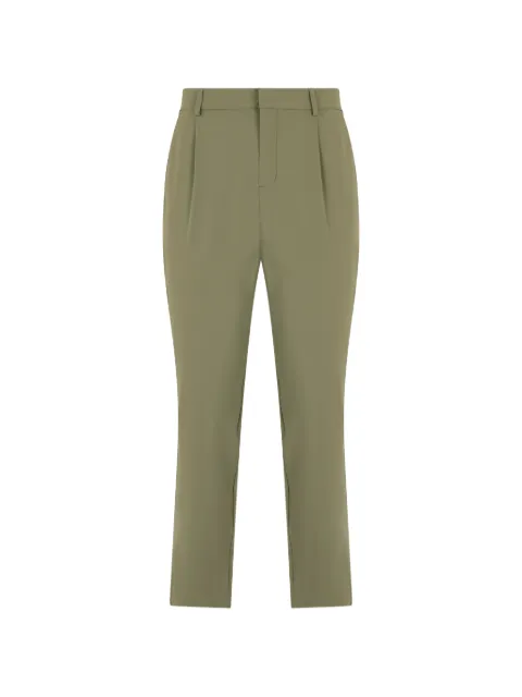K-Way pleated tapered trousers Green K41578W