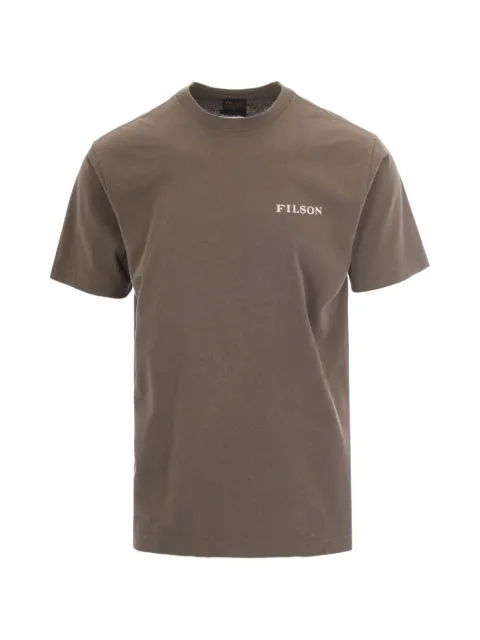 Filson logo-print graphic-back t-shirt Brown FMTEE0134K0260330
