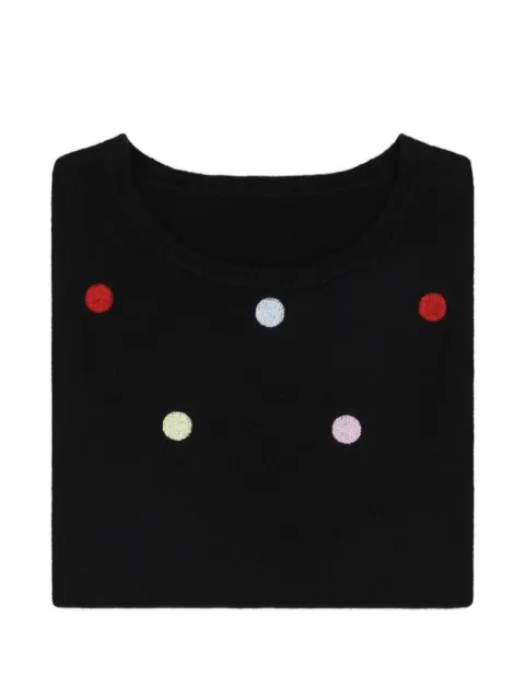 Hai August polka-dot vest Black RTWAUGBMP