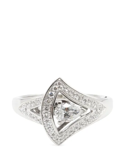 Bvlgari Pre-Owned 2010s Divas' Dream diamond ring Silver 1062369