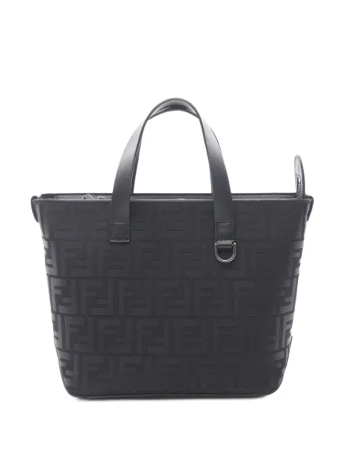 Fendi Pre-Owned 2020s FF-monogram tote bag Black 1063266