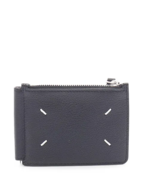 Maison Martin Margiela Pre-Owned bi-fold leather wallet Black 1063289