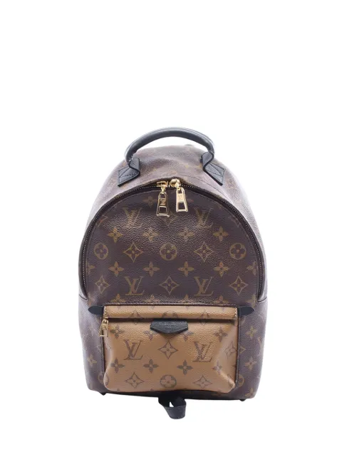 Louis Vuitton Pre-Owned 2016 Monogram Reverse Palm Springs PM backpack Brown 6WF8GLX5BBR20OL7