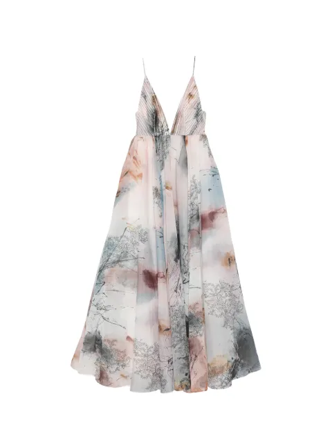 Aje Avery gown Grey 26PF5321