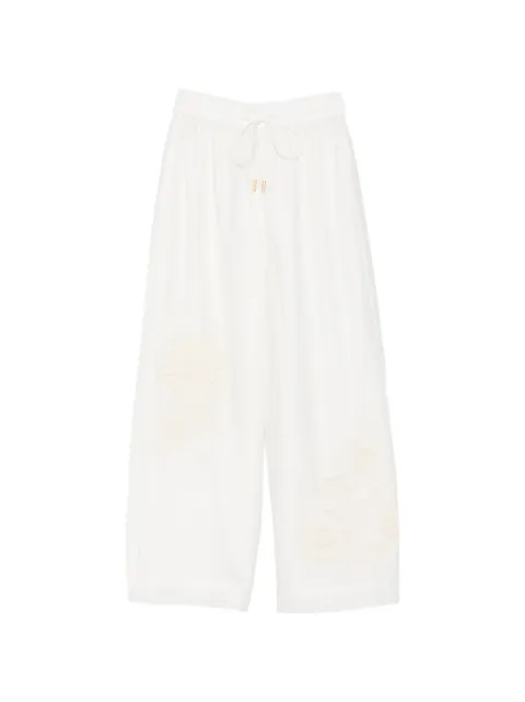 Aje Gia embroidered pant Neutrals 26PF3176