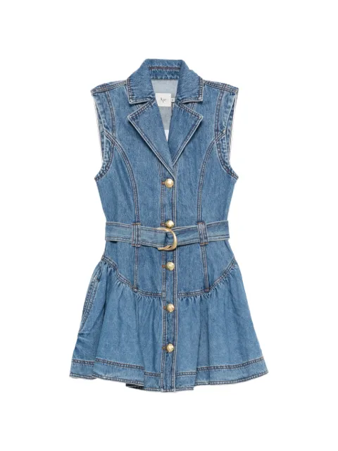 Aje Liliana denim mini dress Blue 26PF5849