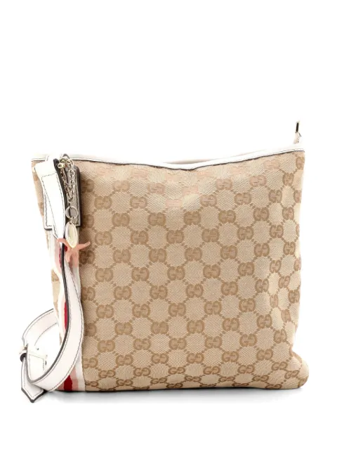 Gucci Pre-Owned Jolicoeur Messenger Bag GG Canvas crossbody bag Neutrals YEWB9166UX1ZXUDZ
