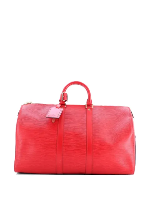Louis Vuitton Pre-Owned Keepall Bag Epi Leather 45 travel bag Red R9SYEGPRF7IBMVR9