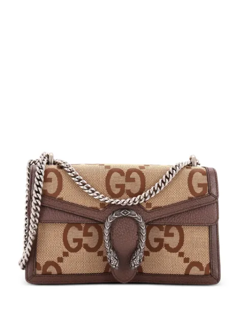 Gucci Pre-Owned Dionysus Bag Jumbo GG Canvas Small shoulder bag Brown HHVNCNNWKML3JEZC