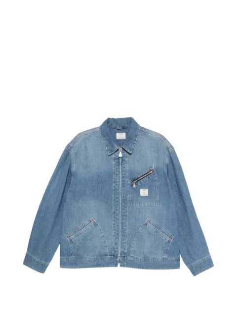 Roy Rogers zip denim jacket Blue RRW001CN083160C0999
