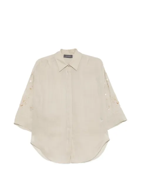 Lorena Antoniazzi sequin-embellished shirt Neutrals E2644CA58A4248R