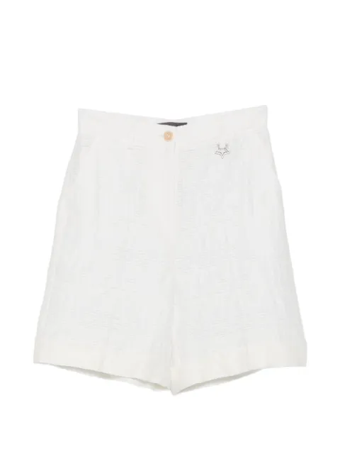 Lorena Antoniazzi star-plaque shorts White E2637PA07B5170
