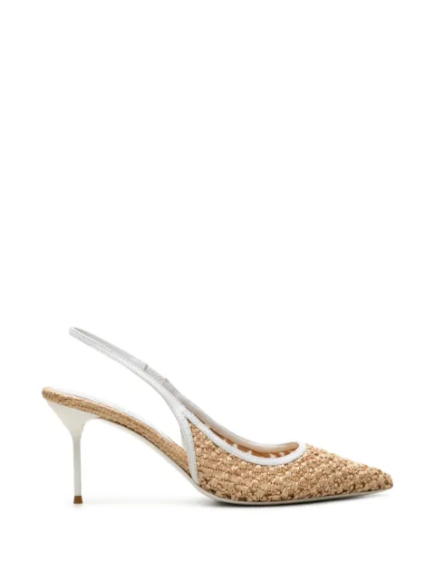 Paris Texas Lidia slingback pumps Neutrals PX1995XSTRW
