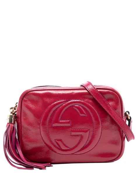 Gucci Pre-Owned 2016-2025 Patent Soho Disco crossbody bag Pink RTN59L6GBRFKFJ53