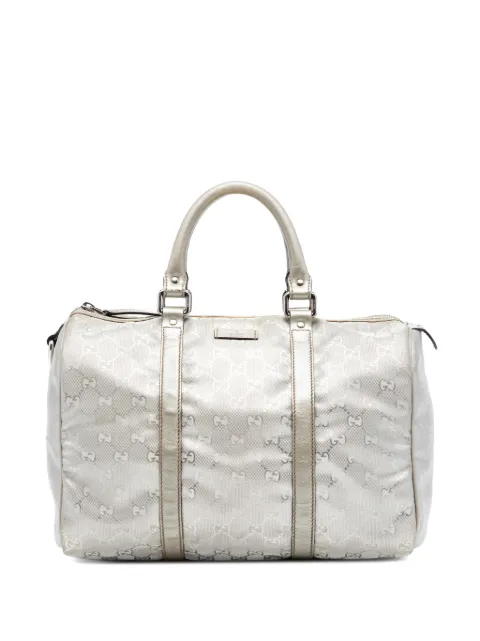 Gucci Pre-Owned 2016-2025 Medium GG Imprime Joy boston bag Silver E9I5TOJZ9IMAH1CT