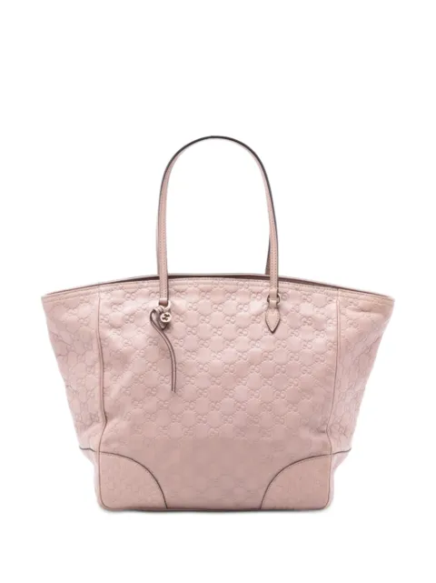 Gucci Pre-Owned 2016-2025 Guccissima Bree tote bag Pink 4LHHRQQG43JTB4AJ