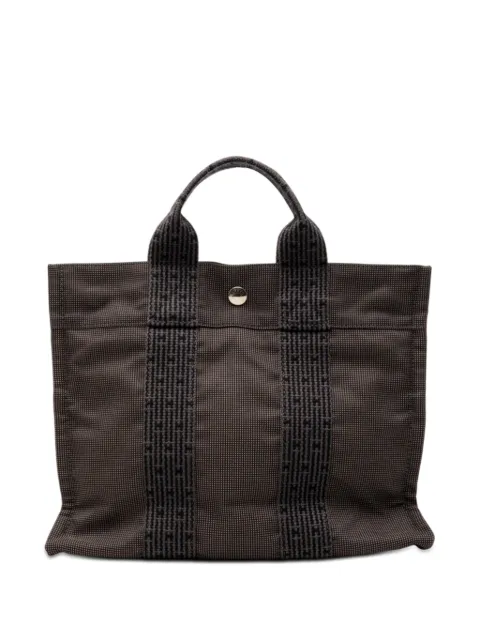 Hermès Pre-Owned 20th Century Canvas Herline PM tote bag Grey 1ZI4ET34EHLJB8CH