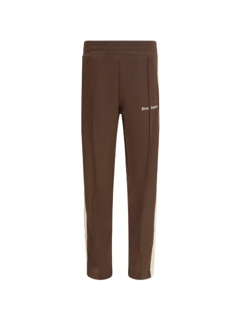 Palm Angels logo-print side-stripe track pants Brown PMCJ020S26FAB001