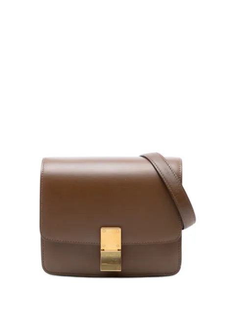 Celine Pre-Owned 2018 Small Calfskin Classic Box crossbody bag Brown WUUG2UEQ501FUG9Y