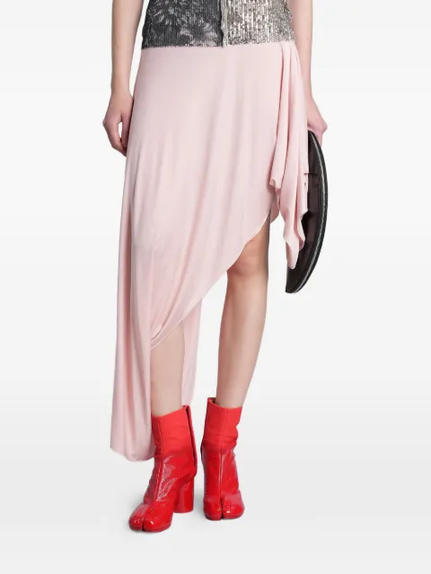Maison Margiela draped asymmetric skirt Red S29ME0041M20171