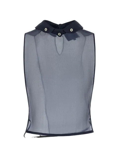 Jejia Livi silk bib top Blue MJD1004003764NAVYBLUE