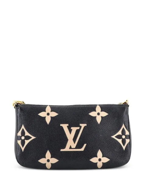 Louis Vuitton Pre-Owned Multi Pochette Accessoires Bicolor Monogram Empreinte Giant crossbody bag Black NXYY595OBUYLR0CD