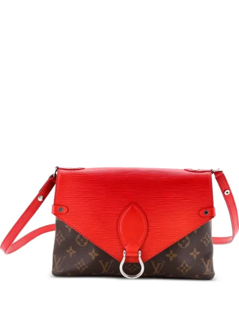 Louis Vuitton Pre-Owned Saint Michel Handbag Monogram Canvas and Epi Leather shoulder bag Red 3FW32YV9HAP5GF3W
