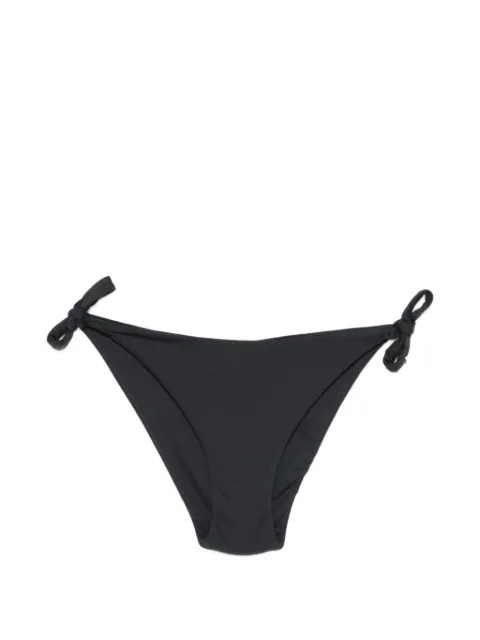 TWINSET heart-plaque side-tie bikini bottoms Black 261LMMA88