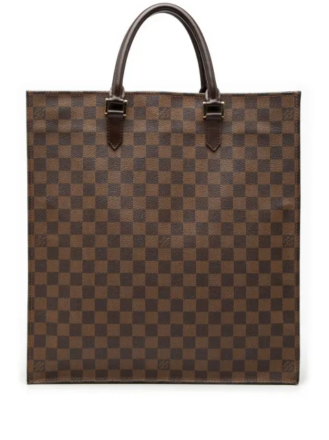 Louis Vuitton Pre-Owned 2004 Damier Ebene Sac Plat tote bag Brown CXGCQS7X2VTKSQHW