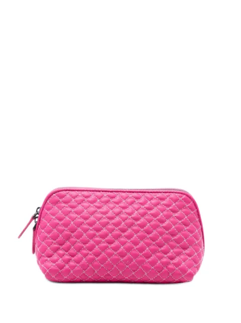 Bottega Veneta Pre-Owned 2012-2026 Quilted Nappa Zip pouch Pink YMIP8XJC19TOKVQ0