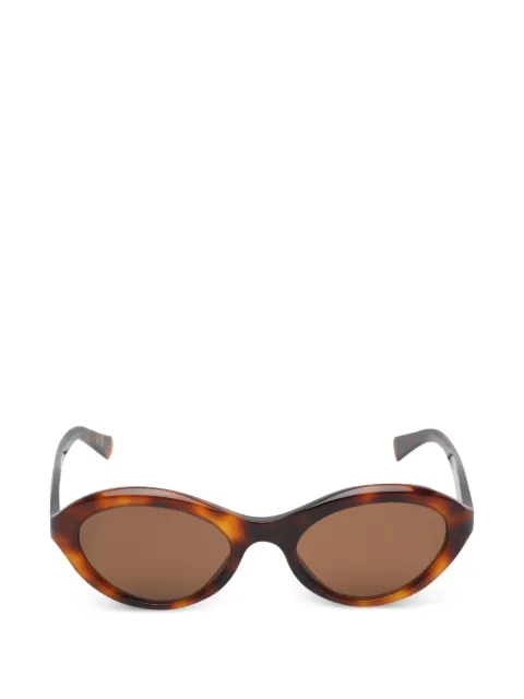 VALENTINO GARAVANI EYEWEAR V-logo cat-eye sunglasses Brown VG0008S