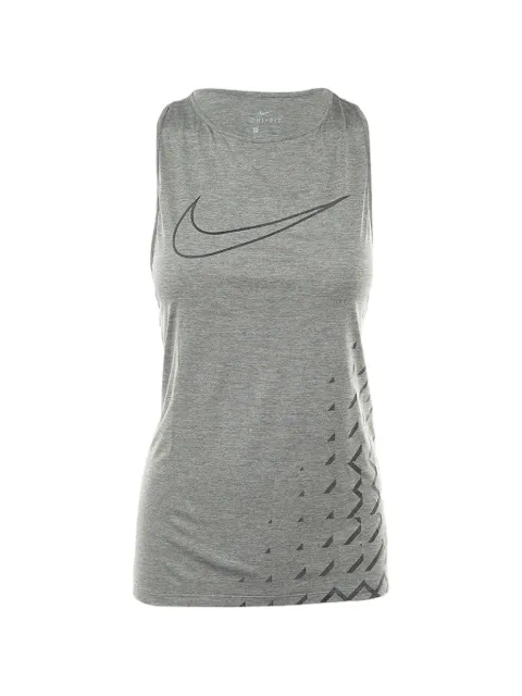 Nike Breathe logo-print tank top Grey 831502