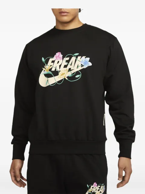 Nike x Giannis Standard Issue floral-print sweater Black FJ9557