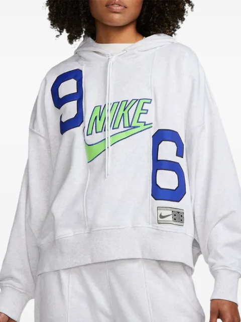 Nike Circa 96 logo-print hoodie Grey DV8086