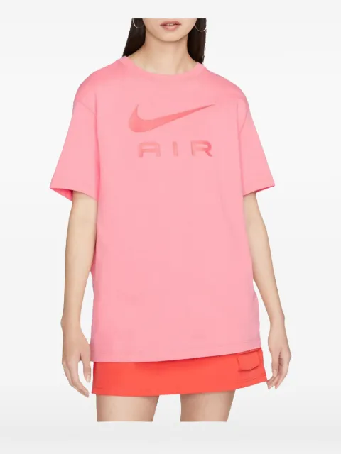 Nike Air logo-print T-shirt Pink DX7918