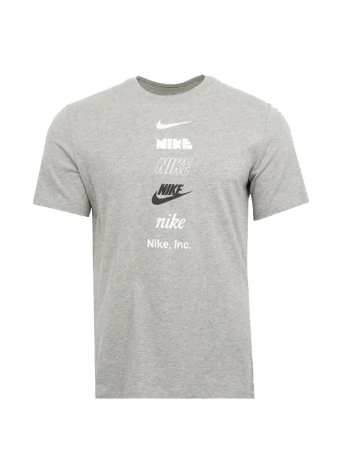 Nike Sportswear Club logo-print T-shirt Grey DZ2875